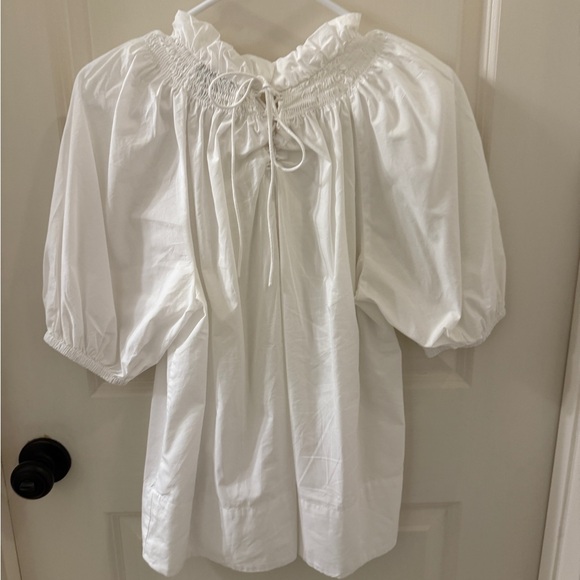 J. Crew White Smocked Dress - Picture 4 of 4